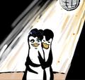 Tara&Kowalski slow dance (contest) - penguins-of-madagascar fan art
