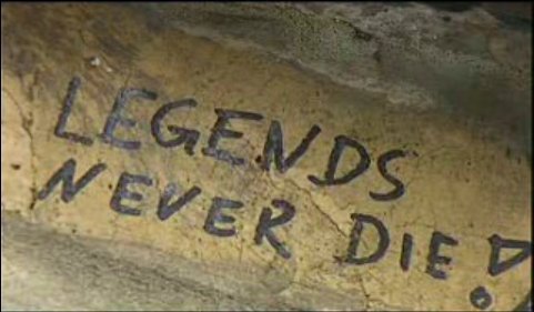 Written on Freddie Mercury’s wall outside his house after his death on November 24th 1991.