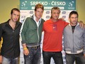 czech davis cup team - tennis photo