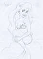 Ariel Sitting - ariel fan art