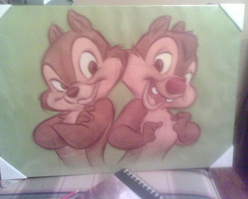 Chip and Dale Canvas