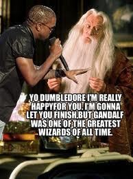 Kanye Interrupts Dumbledore