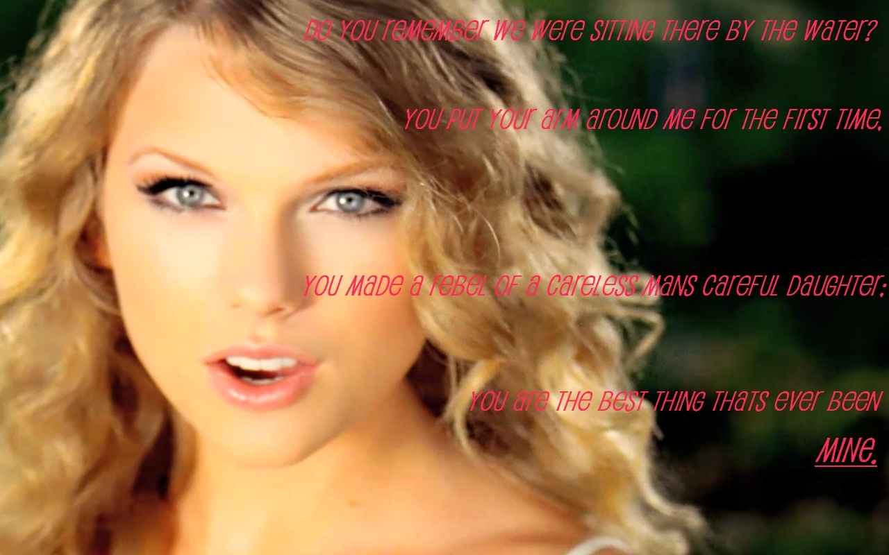 Taylor Swift   Mine   Lyrics