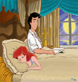 Ariel and Eric at home - disney photo