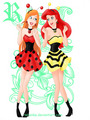 Giselle and Ariel Halloween - disney photo