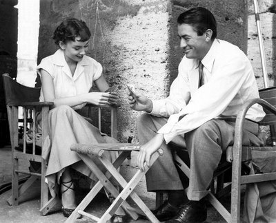  Gregory Peck & Audrey Hepburn in Vacanze Romane
