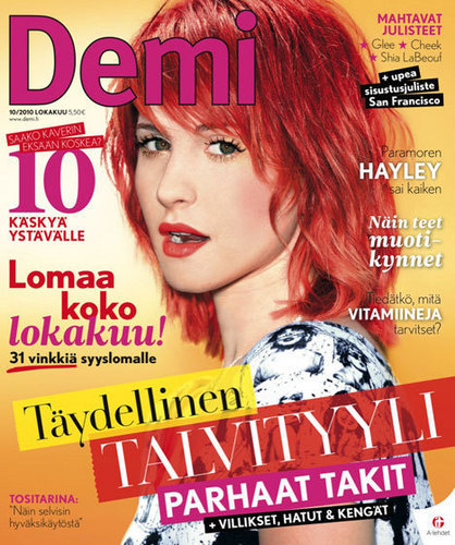 Hayley in Finnish Magazine 'Demi'