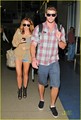 Miley Cyrus & Liam Hemsworth: LAX Landing - miley-cyrus photo