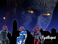 comic-books - Sexy Mystique from The X-men played by Rebecca Romijn wallpaper