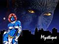 Sexy Mystique from The X-men played by Rebecca Romijn - comic-books wallpaper