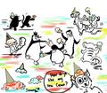The Battle of Snowcones - penguins-of-madagascar fan art