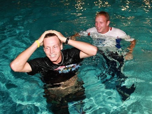  Tomas Berdych swimming pool