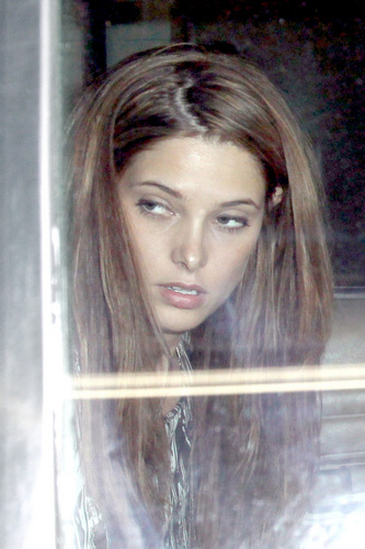 By way of explanation, here's Ashley Greene just hours earlier, caught coming home at dawn from an a