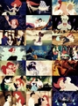 Disney Princess movie collage - disney-princess fan art