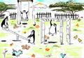 In the Playground - penguins-of-madagascar fan art