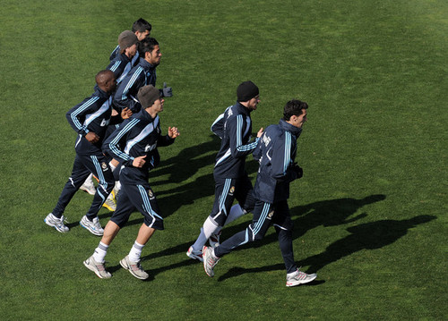  Real Madrid practicing