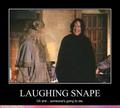 Severus having a laugh - severus-snape fan art