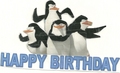 home made PoM birthday button - penguins-of-madagascar fan art