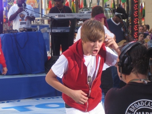 justin bieber today show