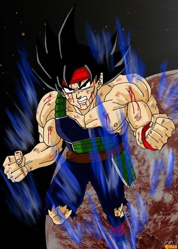  Bardock charging straight for you!
