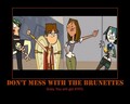 Brunettes are bad ass - total-drama-island photo