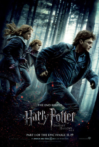  New Harry, Ron, & Hermione on the run Deathly Hallows: Part I poster