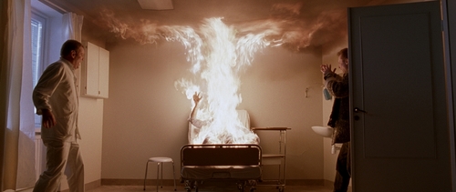  'Let The Right One In' Promotional Still ~ Burning Scene
