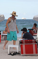 Adam Lambert on the Beach - adam-lambert photo