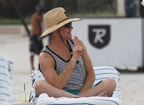  Adam Lambert on the playa