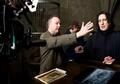 Behind the scenes of Harry Potter - Alan Rickman - severus-snape photo