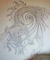 Dragons - drawing photo
