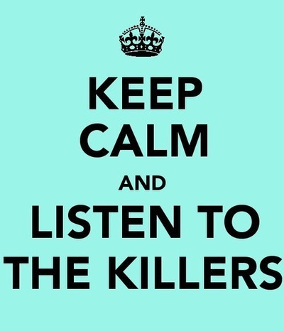 Listen  Dance Wedding Songs on Keep Calm And Listen To The Killers   Brandon Flowers Fan Art