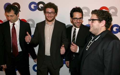 Apatow, Rogen, Rudd & Hill @ GQ 2007 Men Of The Year celebration