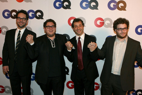 Apatow, Rogen, Rudd & Hill @ GQ 2007 Men Of The Year celebration