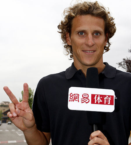 Diego Forlan in China