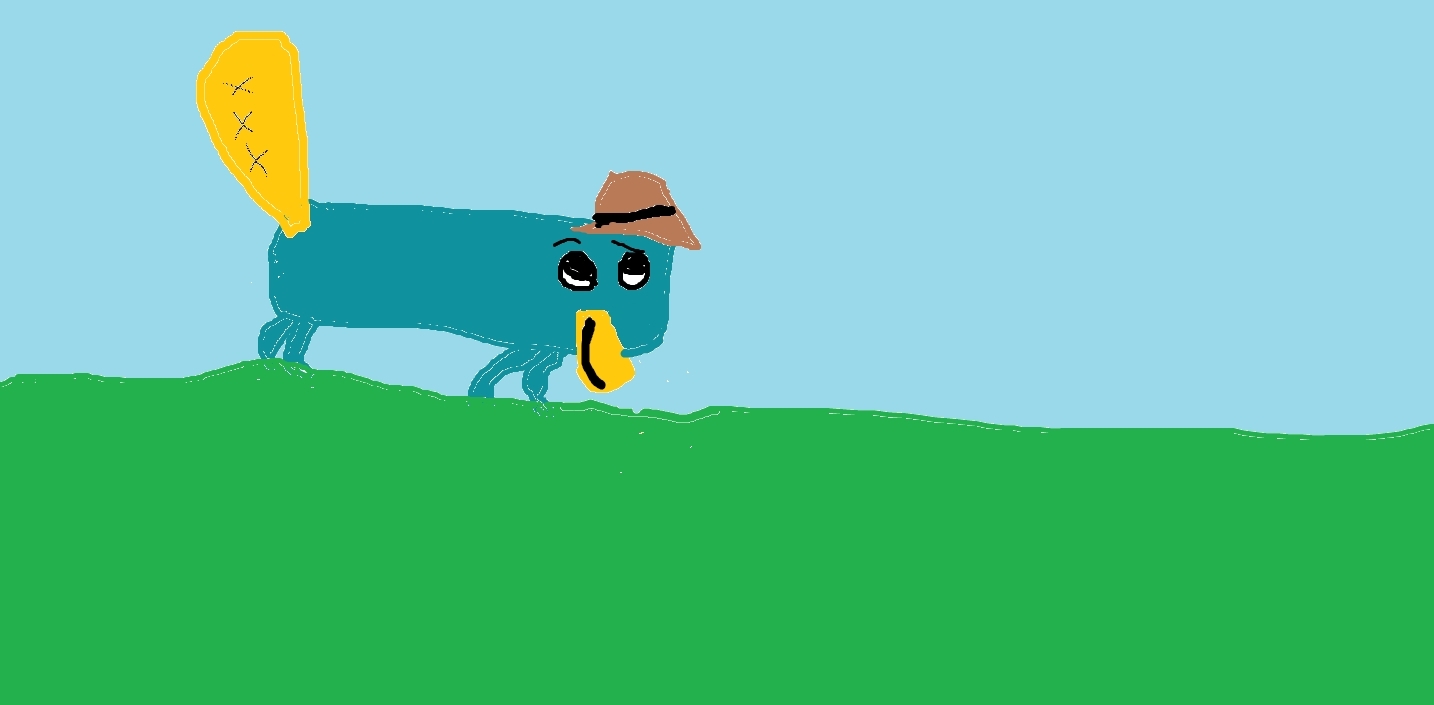 Fan Art of IT A PERRY!! for fans of Perry the Platypus. 