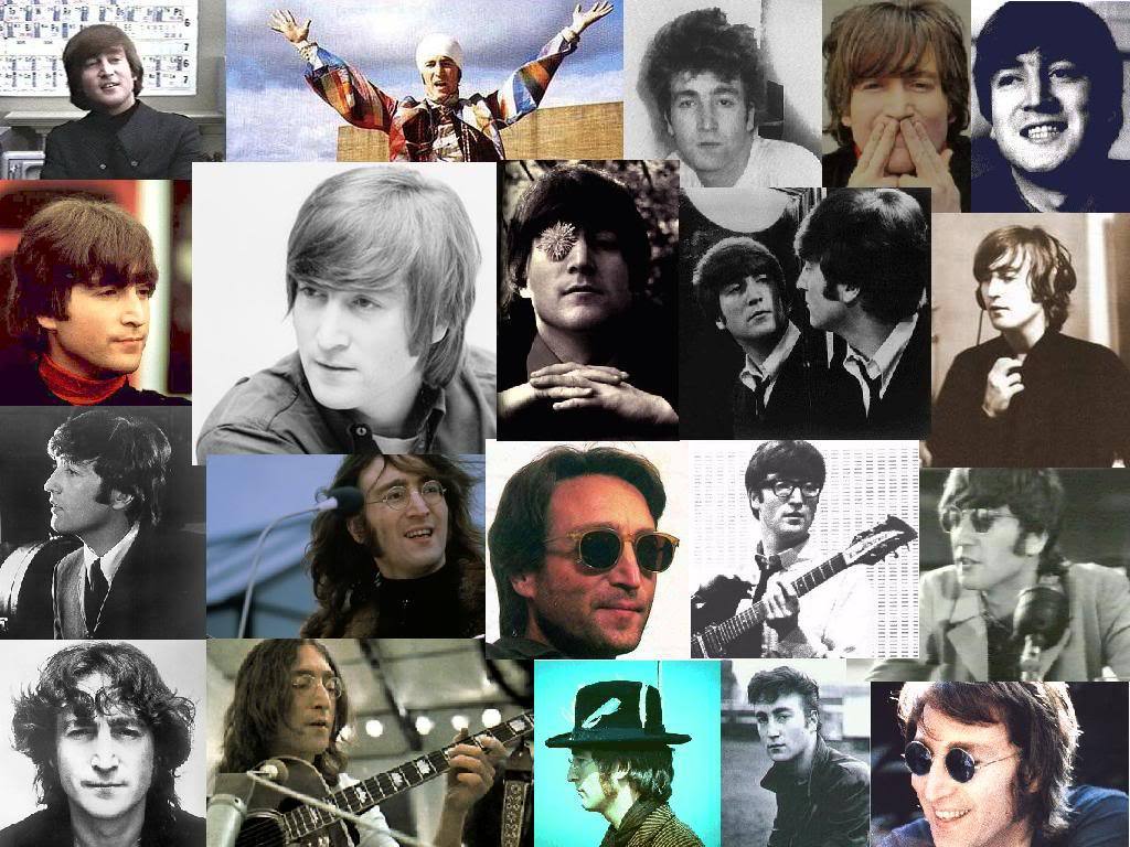 John Wallpaper Collage - John Lennon Wallpaper (16168558) - Fanpop