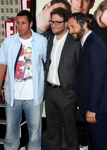 Judd Apatow, Seth Rogen & Adam Sandler @ Funny People Premiere - 2009