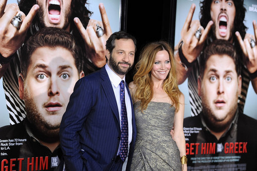Judd Apatow & Leslie Mann @ Get Him to the Greek Premiere - 2010