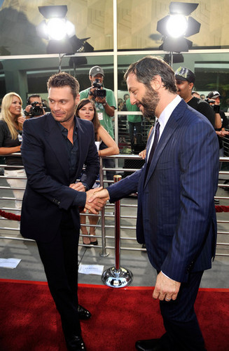 Judd Apatow & Ryan Seacrest @ Funny People Premiere - 2009