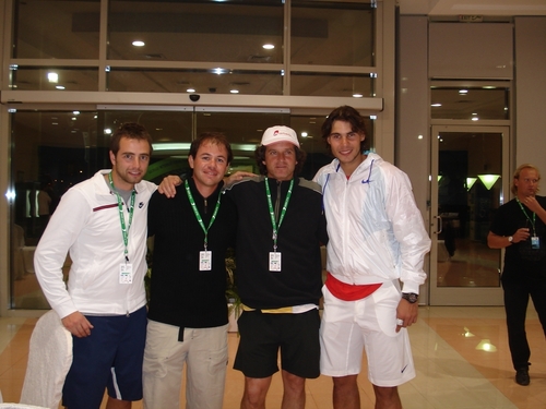  With Rafa Nadal Team