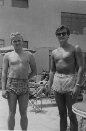  Roger Moore and Jerry Bowles
