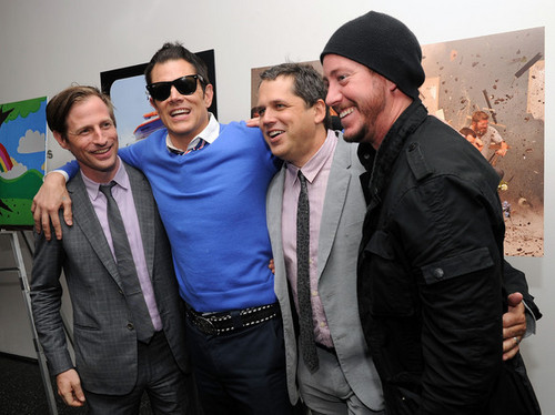 Spike Jonze, Johnny Knoxville, Jeff Tremaine & Ehren McGhehey @ the New York Premiere of Jackass 3D