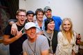 Steven and his castmates at a Pixies Concert - the-vampire-diaries-tv-show photo