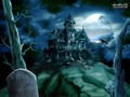 house-of-night-series - haunted house wallpaper