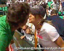  tomas berdych 키스 2