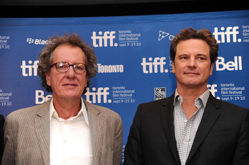  Colin Firth at The King's Speech Press Conference at Toronto International Film Festival