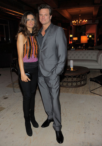  Colin Firth's 50th Birthday Party at Grey ganso Soho House Club