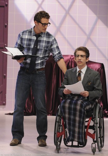  Glee - Episode 2.05 - The Rocky Horror Glee tunjuk - Promotional foto