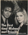 MJ and Priscilla - michael-jackson photo